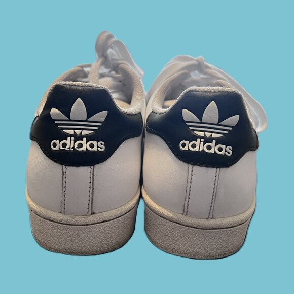 Adidas Superstar White/Black, Style #C77154, 09/2015, Men's size 7, Gently Used - Picture 3 of 6